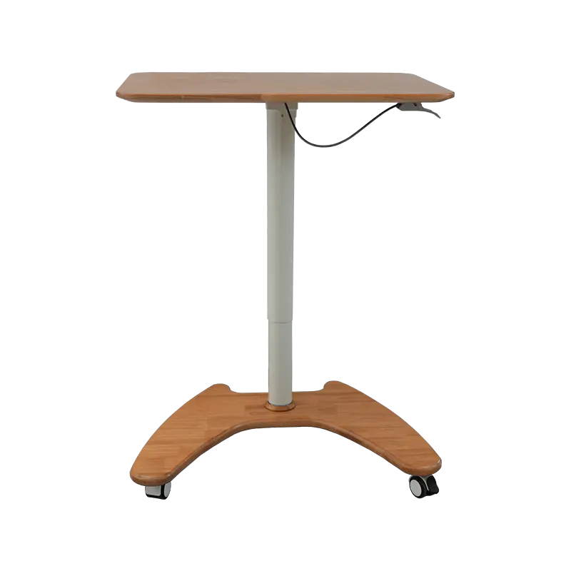 SK06-01 Mesa pneumática ajustável em altura estilo madeira natural