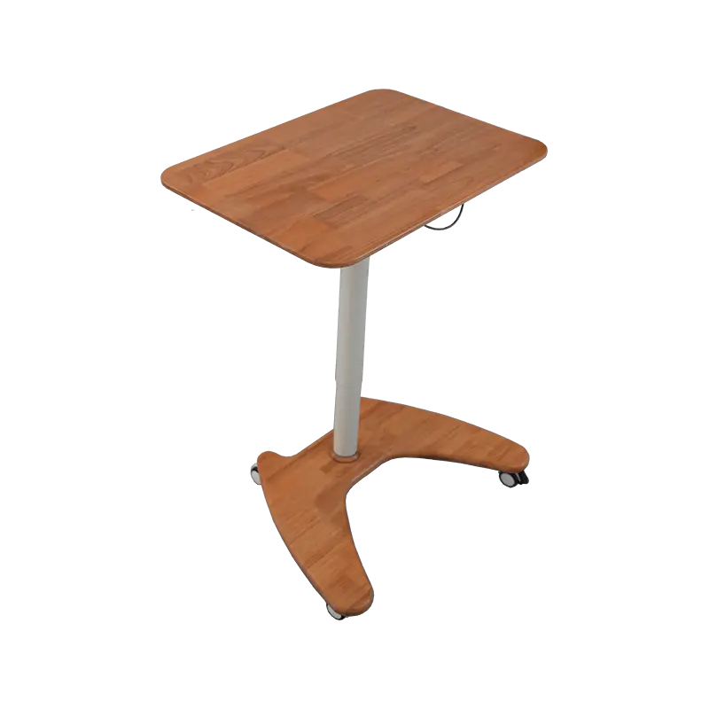 SK06-01 Mesa pneumática ajustável em altura estilo madeira natural