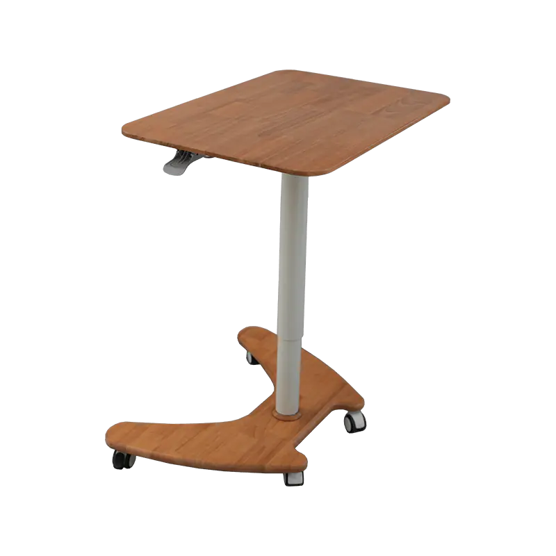 SK06-01 Mesa pneumática ajustável em altura estilo madeira natural
