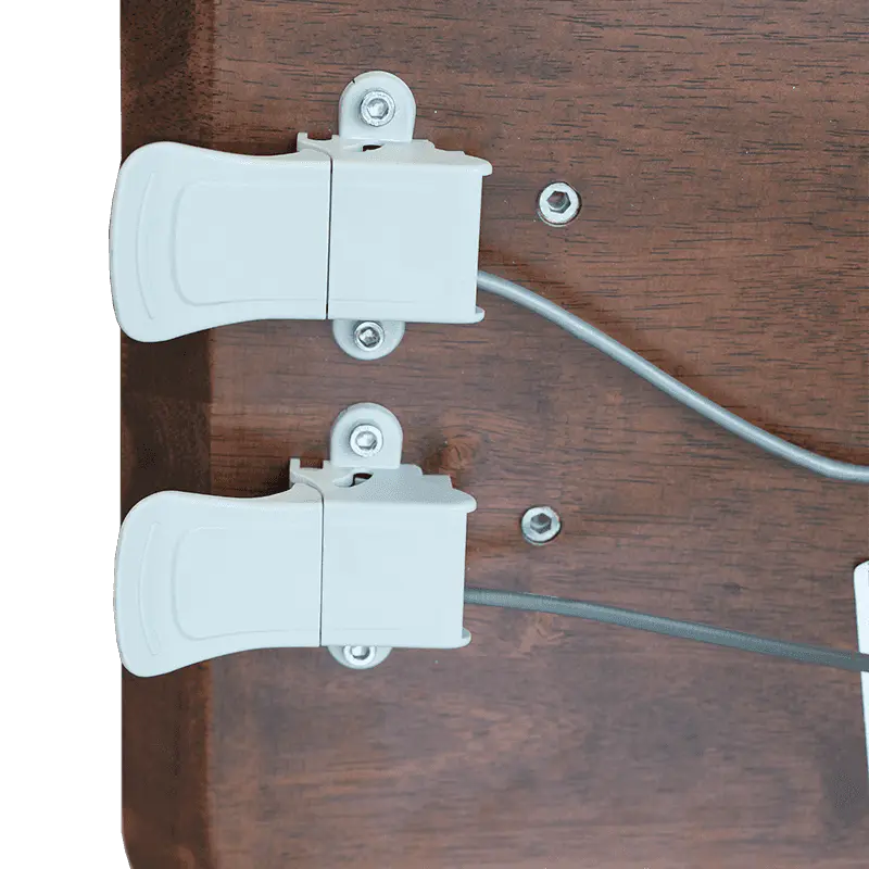 SK06 Mesa inclinável pneumática de madeira maciça de nogueira com altura ajustável