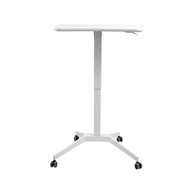 TH07 (coluna quadrada de tubo de alumínio) Mesa pneumática ajustável em altura