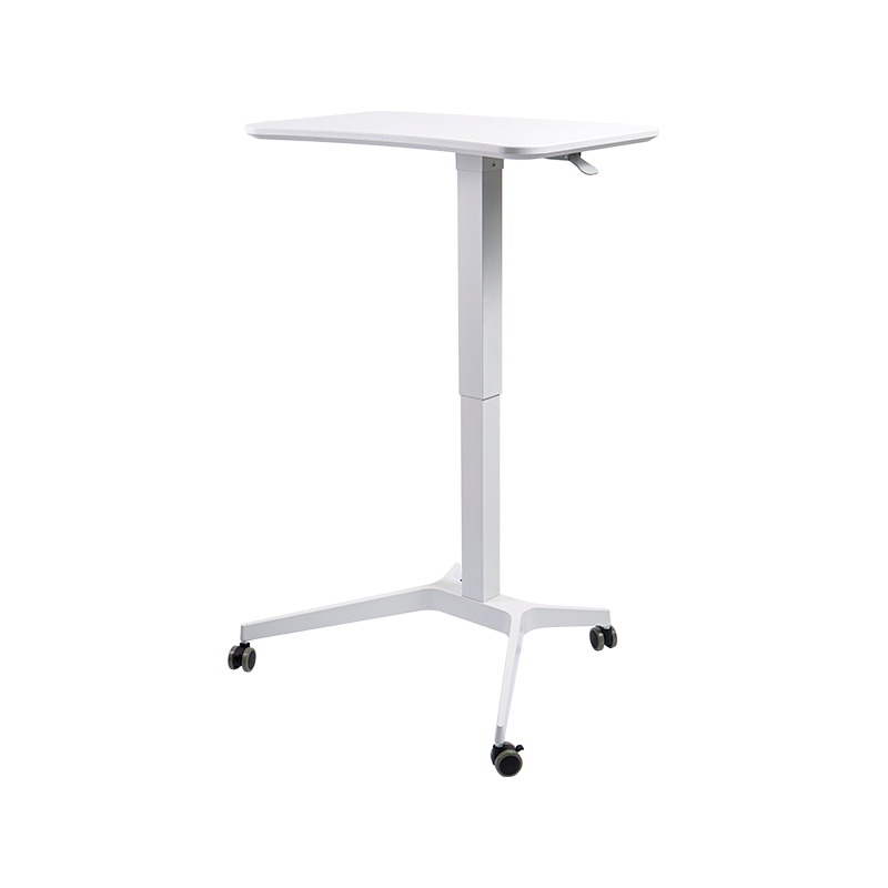 TH07 (coluna quadrada de tubo de alumínio) Mesa pneumática ajustável em altura
