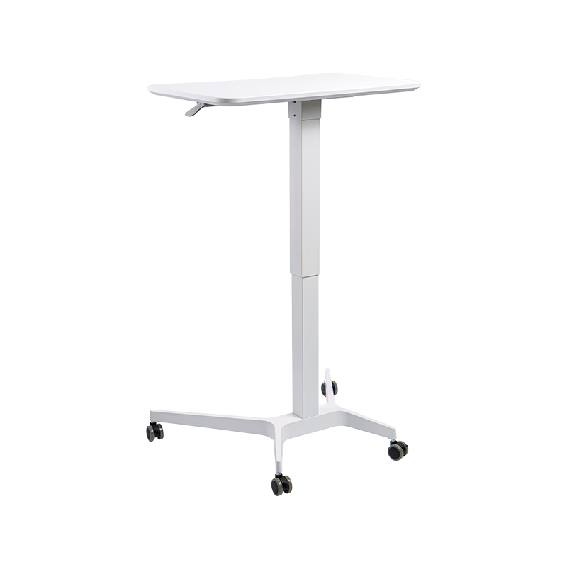 TH07 (coluna quadrada de tubo de alumínio) Mesa pneumática ajustável em altura
