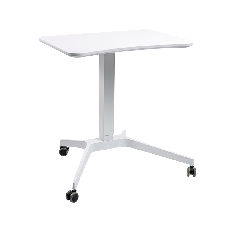 TH07 (coluna quadrada de tubo de alumínio) Mesa pneumática ajustável em altura