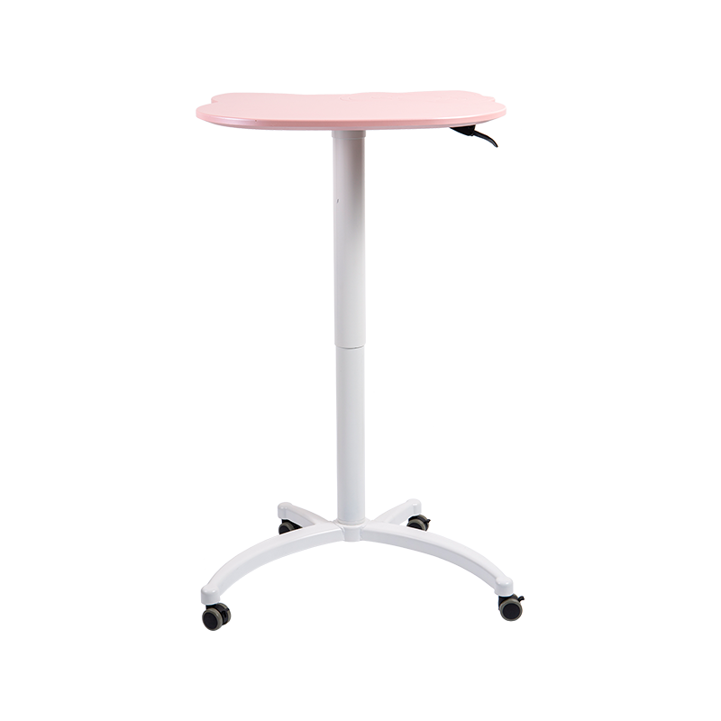 TH07 (coluna quadrada de tubo de alumínio) Mesa pneumática ajustável em altura