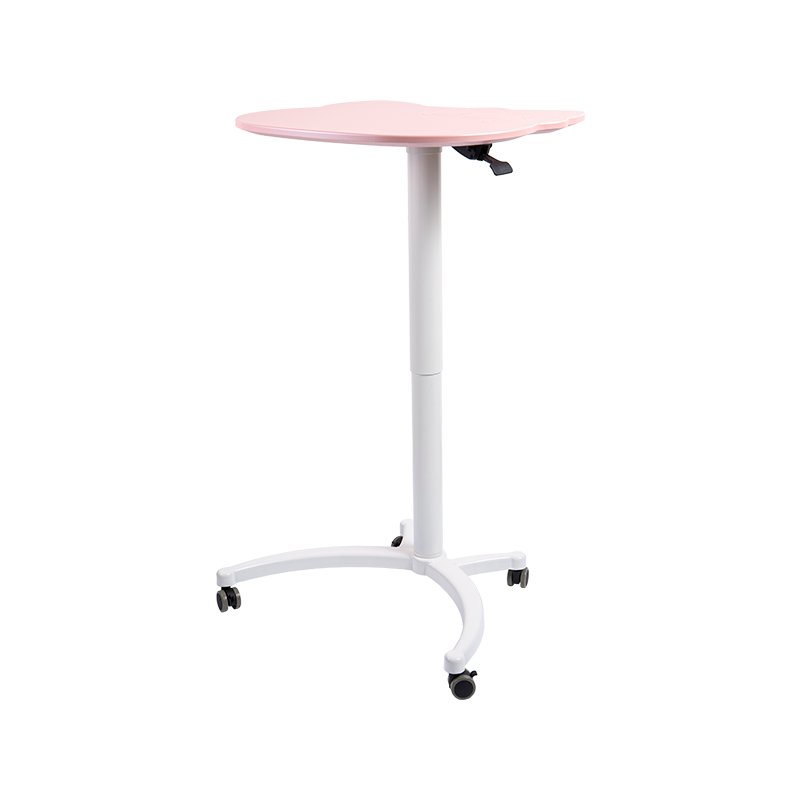 TH07 (coluna quadrada de tubo de alumínio) Mesa pneumática ajustável em altura