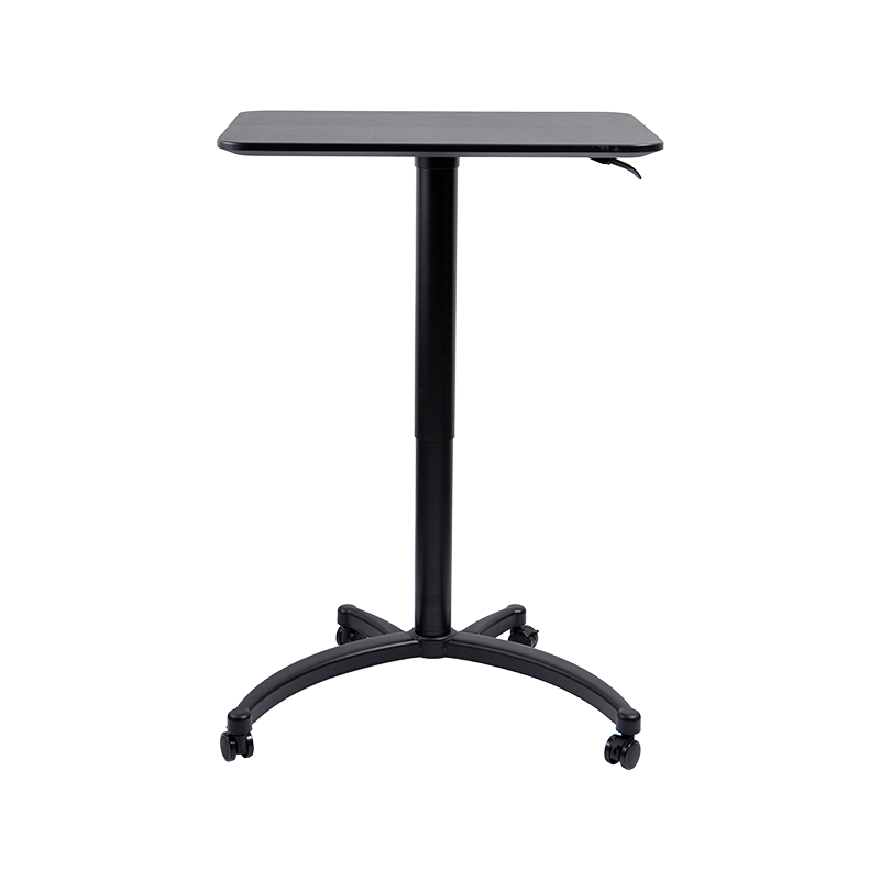 TH-13 (coluna de perna de cabeça de gato com coluna de painel quadrado) Mesa pneumática ajustável em altura